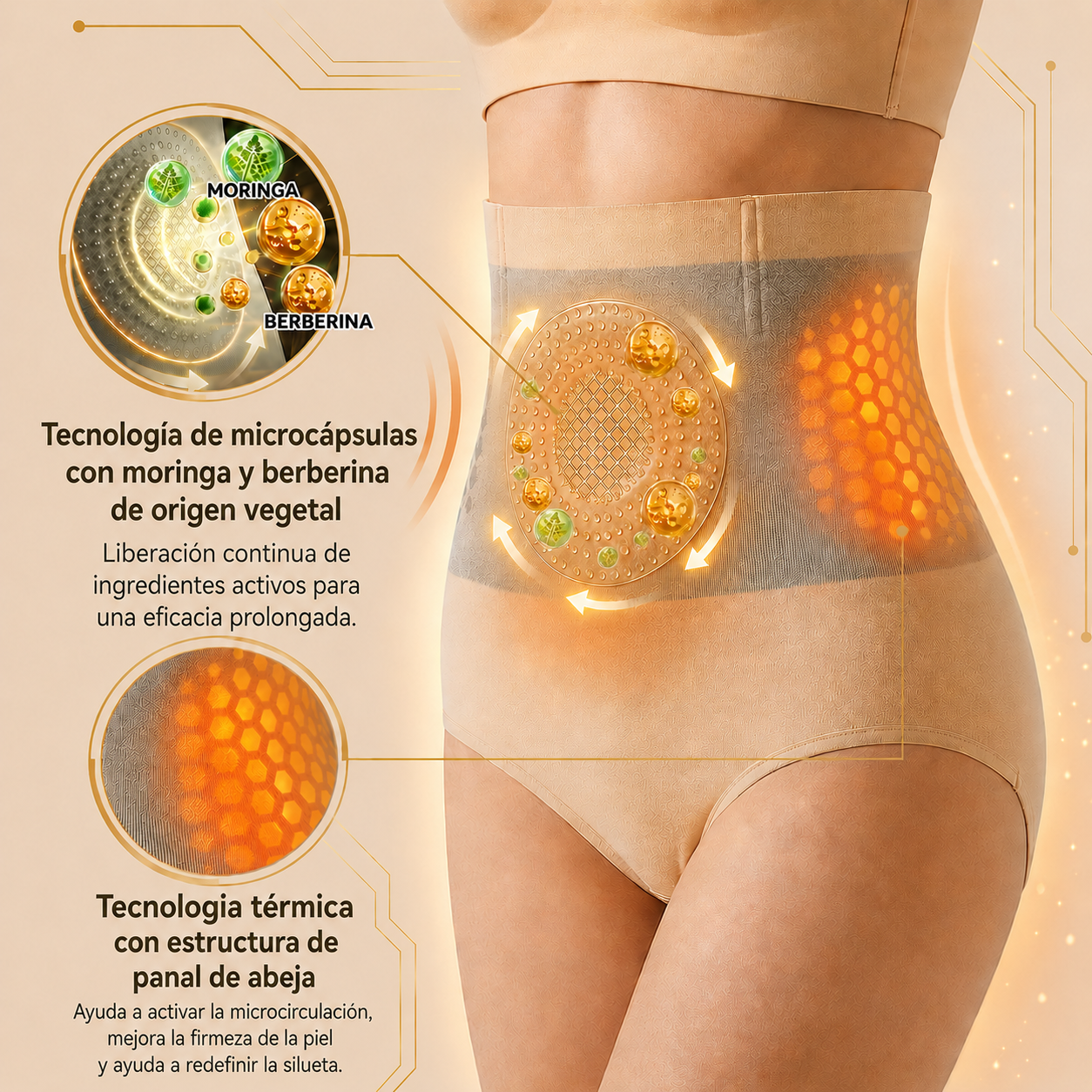 🔥 Pureluxo® Shorts Avanzados para Moldear el Cuerpo y Favorecer la Quema de Grasa con Micropartículas 💖