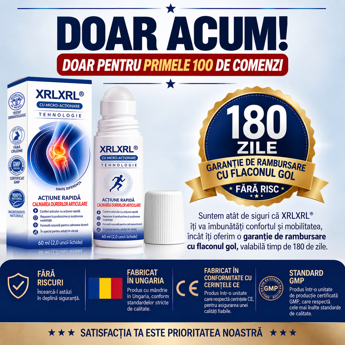 🌿𝑿𝑹𝑳𝑿𝑹𝑳®👨‍⚕️ TEHNOLOGIE ORTOPEDICĂ DE NOUĂ GENERAȚIE Rulou regenerant pentru oase și articulații cu microace de 0,05 mm